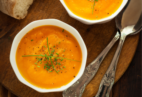 Roasted Carrot and Sweet Potato Soup | GI Foundation